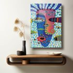 Casa si Gradina - Decoratiuni - Tablouri - Tablou sticlă securizată Wallxpert, sticlă, 60 x 90 cm, multicolor, 544CLR1255 - Infinity.ro