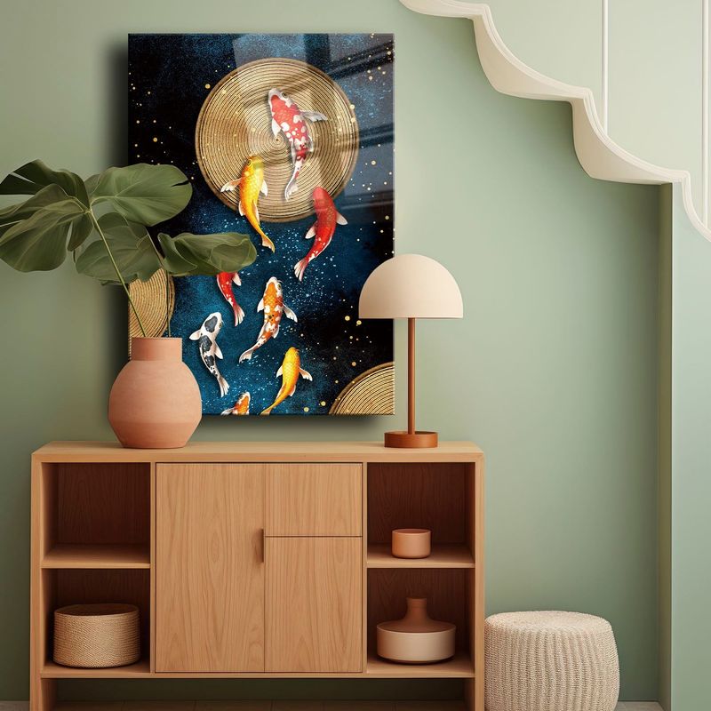 Casa si Gradina - Decoratiuni - Tablouri - Tablou sticlă securizată Wallxpert, sticlă, 60 x 90 cm, multicolor, 544CLR1279 - Infinity.ro