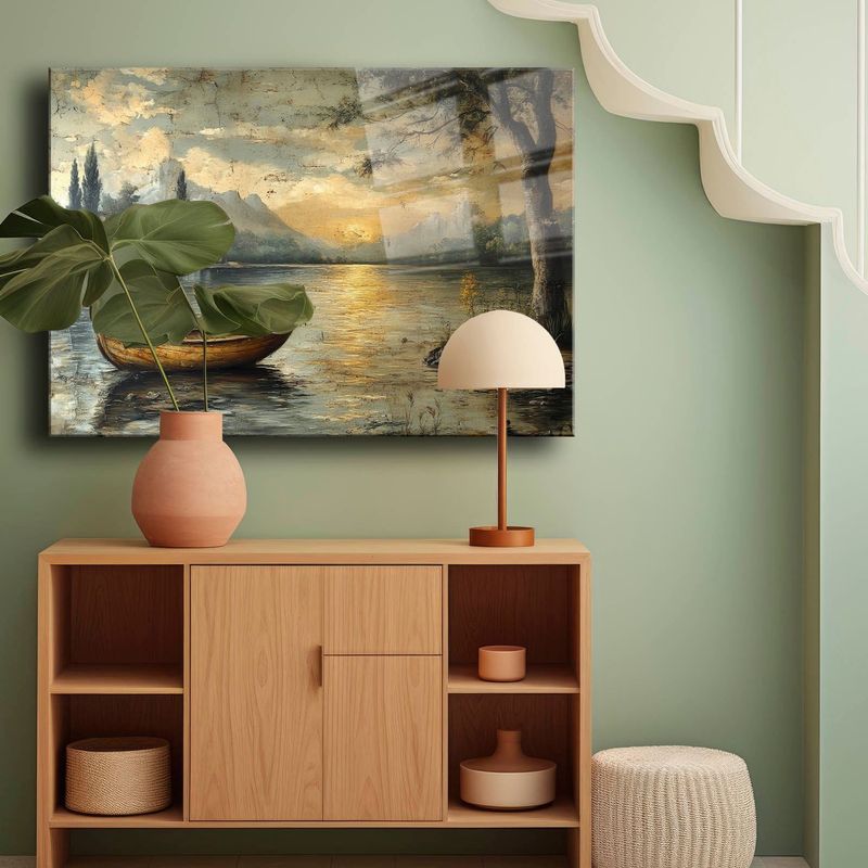 Casa si Gradina - Decoratiuni - Tablouri - Tablou sticlă securizată Wallxpert, sticlă, 60 x 90 cm, multicolor, 544CLR1165 - Infinity.ro