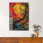 Casa si Gradina - Decoratiuni - Tablouri - Tablou sticlă securizată Wallxpert, sticlă, 60 x 90 cm, multicolor, 975GSR1524 - Infinity.ro