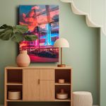 Casa si Gradina - Decoratiuni - Tablouri - Tablou sticlă securizată Wallxpert, sticlă, 60 x 90 cm, multicolor, 544CLR1147 - Infinity.ro