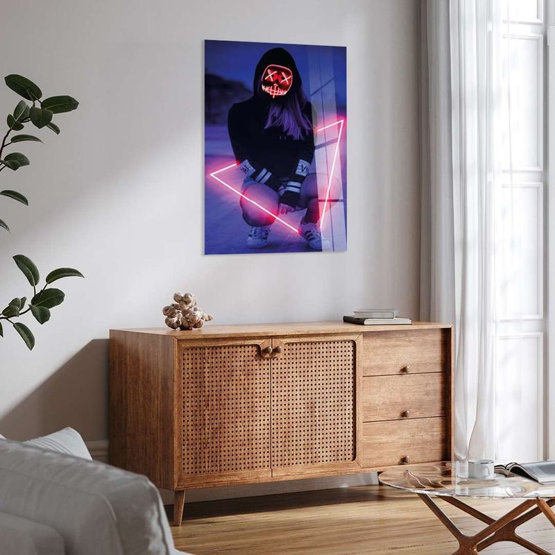 Casa si Gradina - Decoratiuni - Tablouri - Tablou sticlă securizată Wallxpert, sticlă, 60 x 90 cm, multicolor, 975GSR1504 - Infinity.ro