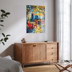 Casa si Gradina - Decoratiuni - Tablouri - Tablou sticlă securizată Wallxpert, sticlă, 60 x 90 cm, multicolor, 975GSR1459 - Infinity.ro