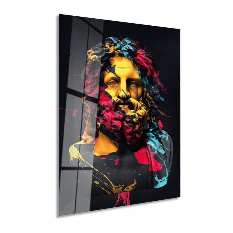 Casa si Gradina - Decoratiuni - Tablouri - Tablou sticlă securizată Wallxpert, sticlă, 60 x 90 cm, multicolor, 975GSR1489 - Infinity.ro