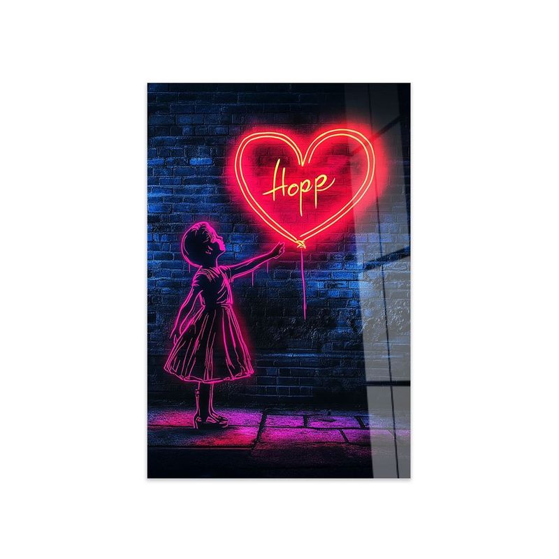 Casa si Gradina - Decoratiuni - Tablouri - Tablou sticlă securizată Wallxpert, sticlă, 60 x 90 cm, multicolor, 975GSR1354 - Infinity.ro