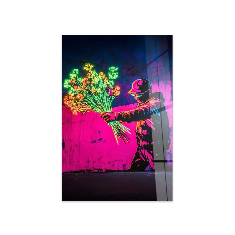 Casa si Gradina - Decoratiuni - Tablouri - Tablou sticlă securizată Wallxpert, sticlă, 60 x 90 cm, multicolor, 975GSR1359 - Infinity.ro