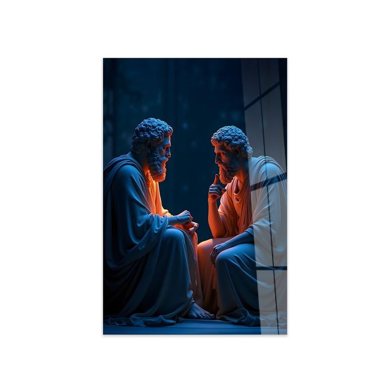 Casa si Gradina - Decoratiuni - Tablouri - Tablou sticlă securizată Wallxpert, sticlă, 60 x 90 cm, multicolor, 975GSR1264 - Infinity.ro
