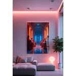 Casa si Gradina - Decoratiuni - Tablouri - Tablou sticlă securizată Wallxpert, sticlă, 60 x 90 cm, multicolor, 975GSR1249 - Infinity.ro