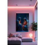 Casa si Gradina - Decoratiuni - Tablouri - Tablou sticlă securizată Wallxpert, sticlă, 60 x 90 cm, multicolor, 975GSR1264 - Infinity.ro