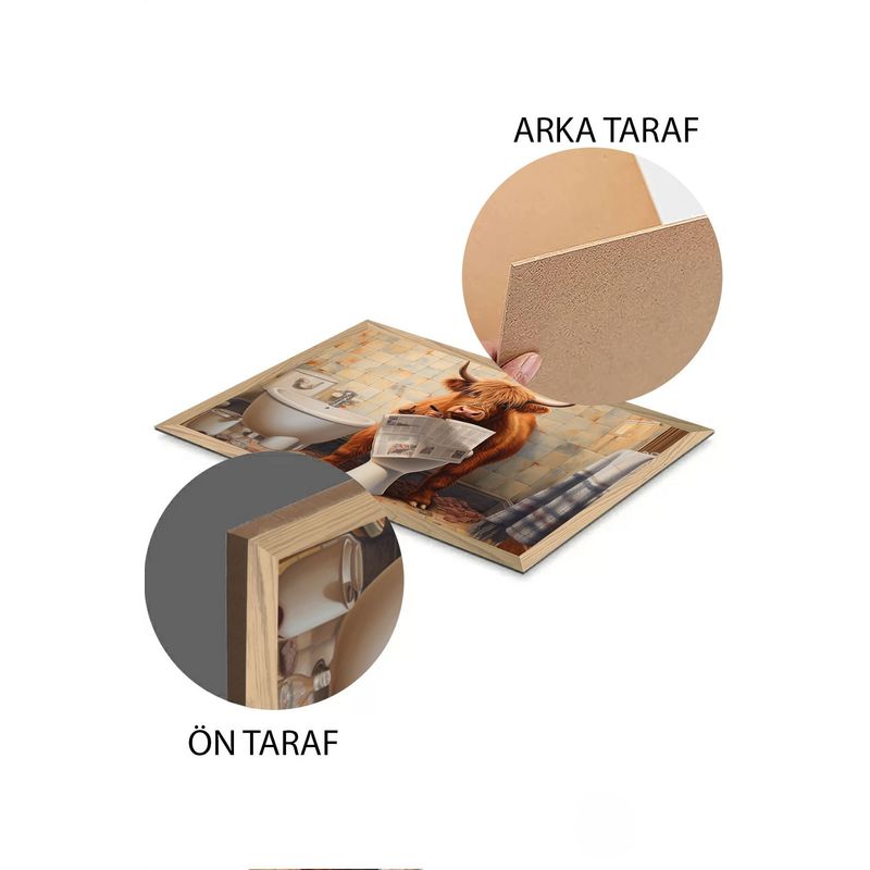 Casa si Gradina - Decoratiuni - Tablouri - Tablou Wallxpert, MDF, 33 x 48 cm, multicolor, 883TLD1714 - Infinity.ro