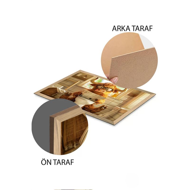 Casa si Gradina - Decoratiuni - Tablouri - Tablou Wallxpert, MDF, 33 x 48 cm, multicolor, 883TLD1710 - Infinity.ro