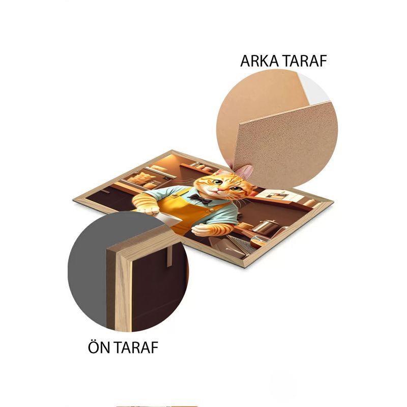 Casa si Gradina - Decoratiuni - Tablouri - Tablou Wallxpert, MDF, 33 x 48 cm, multicolor, 883TLD1670 - Infinity.ro