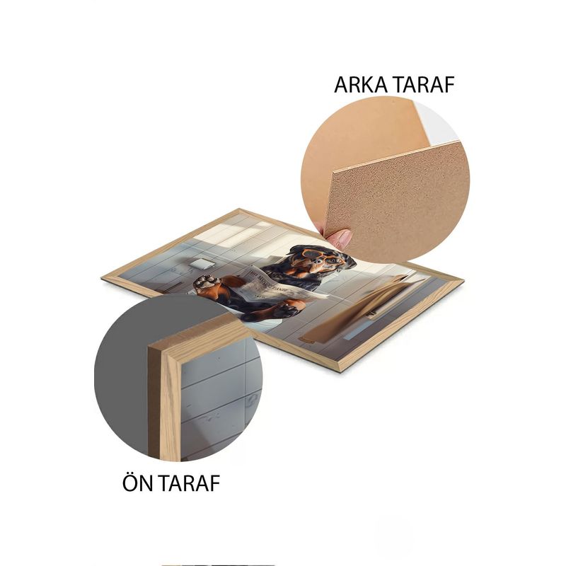 Casa si Gradina - Decoratiuni - Tablouri - Tablou Wallxpert, MDF, 33 x 48 cm, multicolor, 883TLD1701 - Infinity.ro