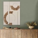 Casa si Gradina - Decoratiuni - Tablouri - Tablou ulei Wallxpert, lemn, 70 x 100 cm, multicolor, 405HND1351 - Infinity.ro