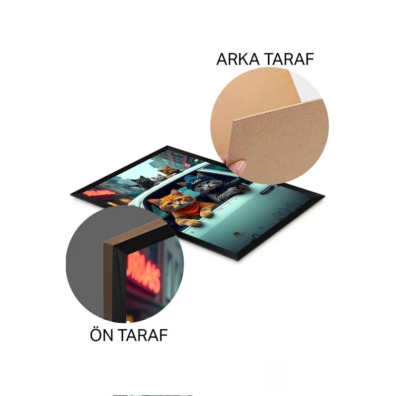 Casa si Gradina - Decoratiuni - Tablouri - Tablou Wallxpert, MDF, 33 x 48 cm, multicolor, 883TLD1573 - Infinity.ro