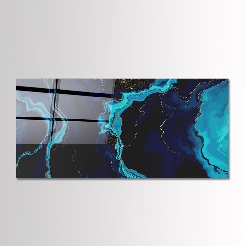 Casa si Gradina - Decoratiuni - Tablouri - Tablou sticlă securizată Wallxpert, sticlă, 50 x 120 cm, multicolor, 407MGN1193 - Infinity.ro