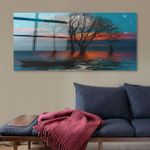Casa si Gradina - Decoratiuni - Tablouri - Tablou sticlă securizată Wallxpert, sticlă, 50 x 120 cm, multicolor, 407MGN1196 - Infinity.ro