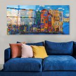 Casa si Gradina - Decoratiuni - Tablouri - Tablou sticlă securizată Wallxpert, sticlă, 50 x 120 cm, multicolor, 407MGN1169 - Infinity.ro