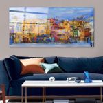 Casa si Gradina - Decoratiuni - Tablouri - Tablou sticlă securizată Wallxpert, sticlă, 50 x 120 cm, multicolor, 407MGN1174 - Infinity.ro