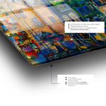 Casa si Gradina - Decoratiuni - Tablouri - Tablou sticlă securizată Wallxpert, sticlă, 50 x 120 cm, multicolor, 407MGN1169 - Infinity.ro