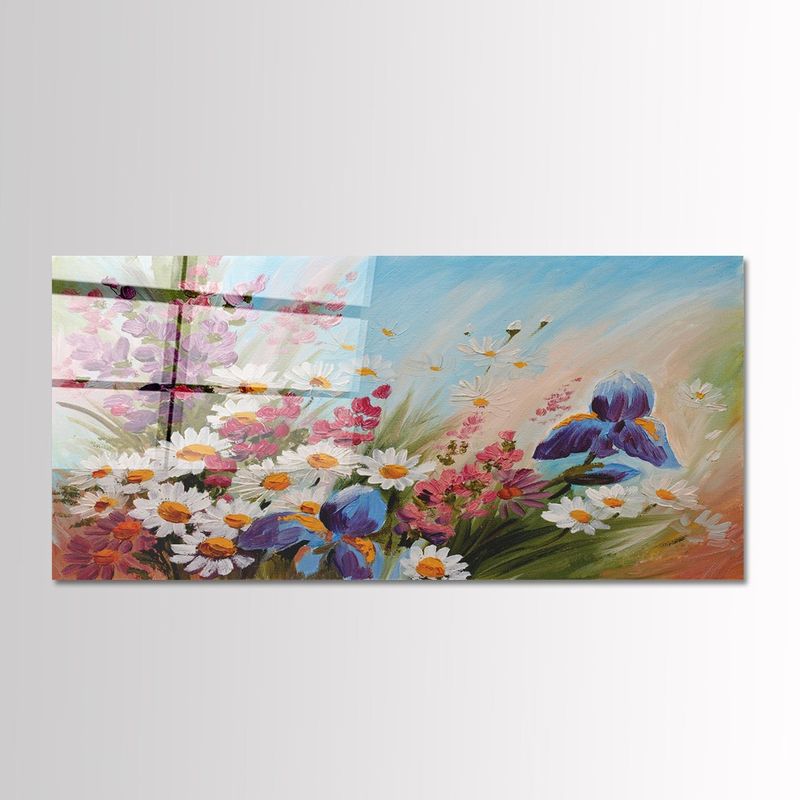 Casa si Gradina - Decoratiuni - Tablouri - Tablou sticlă securizată Wallxpert, sticlă, 50 x 120 cm, multicolor, 407MGN1165 - Infinity.ro