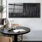 Casa si Gradina - Decoratiuni - Tablouri - Tablou sticlă securizată Wallxpert, sticlă, 50 x 120 cm, multicolor, 407MGN1167 - Infinity.ro