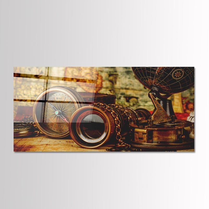 Casa si Gradina - Decoratiuni - Tablouri - Tablou sticlă securizată Wallxpert, sticlă, 50 x 120 cm, multicolor, 407MGN1168 - Infinity.ro