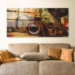Casa si Gradina - Decoratiuni - Tablouri - Tablou sticlă securizată Wallxpert, sticlă, 50 x 120 cm, multicolor, 407MGN1168 - Infinity.ro
