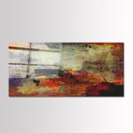 Casa si Gradina - Decoratiuni - Tablouri - Tablou sticlă securizată Wallxpert, sticlă, 50 x 120 cm, multicolor, 407MGN1155 - Infinity.ro