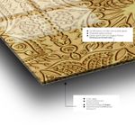 Casa si Gradina - Decoratiuni - Tablouri - Tablou sticlă securizată Wallxpert, sticlă, 50 x 120 cm, multicolor, 407MGN1142 - Infinity.ro