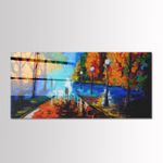 Casa si Gradina - Decoratiuni - Tablouri - Tablou sticlă securizată Wallxpert, sticlă, 50 x 120 cm, multicolor, 407MGN1157 - Infinity.ro