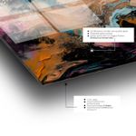 Casa si Gradina - Decoratiuni - Tablouri - Tablou sticlă securizată Wallxpert, sticlă, 50 x 120 cm, multicolor, 407MGN1132 - Infinity.ro