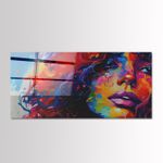 Casa si Gradina - Decoratiuni - Tablouri - Tablou sticlă securizată Wallxpert, sticlă, 50 x 120 cm, multicolor, 407MGN1137 - Infinity.ro