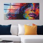 Casa si Gradina - Decoratiuni - Tablouri - Tablou sticlă securizată Wallxpert, sticlă, 50 x 120 cm, multicolor, 407MGN1137 - Infinity.ro
