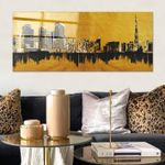 Casa si Gradina - Decoratiuni - Tablouri - Tablou sticlă securizată Wallxpert, sticlă, 50 x 120 cm, multicolor, 407MGN1125 - Infinity.ro