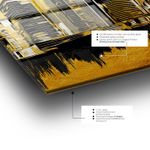 Casa si Gradina - Decoratiuni - Tablouri - Tablou sticlă securizată Wallxpert, sticlă, 50 x 120 cm, multicolor, 407MGN1125 - Infinity.ro