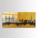 Casa si Gradina - Decoratiuni - Tablouri - Tablou sticlă securizată Wallxpert, sticlă, 50 x 120 cm, multicolor, 407MGN1125 - Infinity.ro