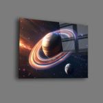 Casa si Gradina - Decoratiuni - Tablouri - Tablou sticlă securizată Wallxpert, sticlă, 35 x 50 cm, multicolor, 544CLR1648 - Infinity.ro