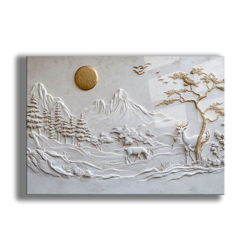Casa si Gradina - Decoratiuni - Tablouri - Tablou sticlă securizată Wallxpert, sticlă, 35 x 50 cm, multicolor, 544CLR1564 - Infinity.ro
