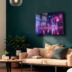 Casa si Gradina - Decoratiuni - Tablouri - Tablou sticlă securizată Wallxpert, sticlă, 35 x 50 cm, multicolor, 544CLR1618 - Infinity.ro