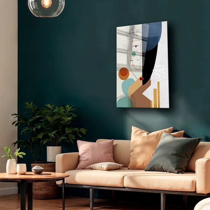 Casa si Gradina - Decoratiuni - Tablouri - Tablou sticlă securizată Wallxpert, sticlă, 35 x 50 cm, multicolor, 544CLR1594 - Infinity.ro