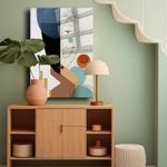 Casa si Gradina - Decoratiuni - Tablouri - Tablou sticlă securizată Wallxpert, sticlă, 35 x 50 cm, multicolor, 544CLR1594 - Infinity.ro