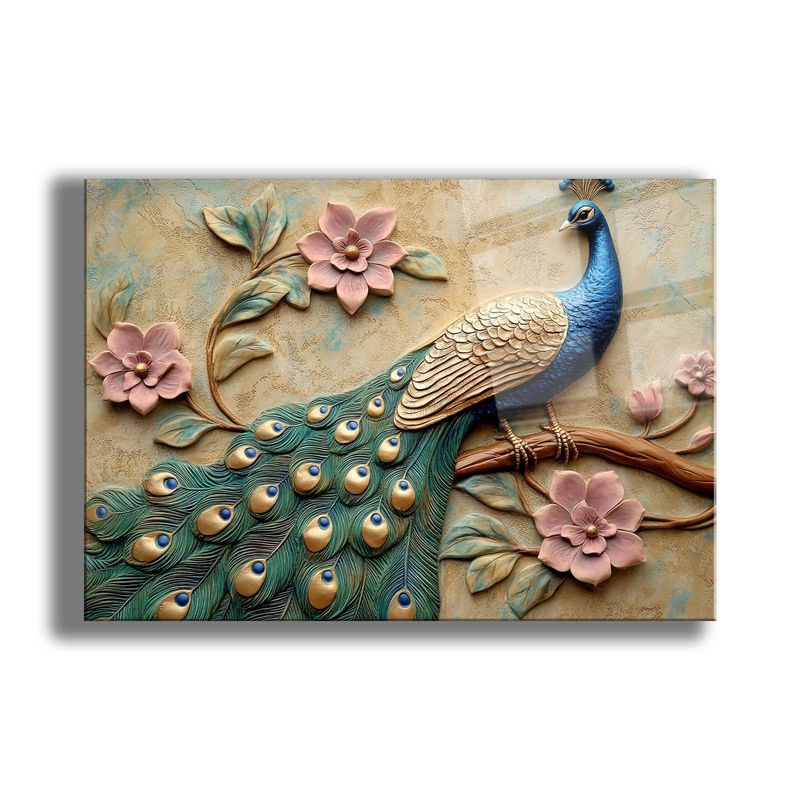 Casa si Gradina - Decoratiuni - Tablouri - Tablou sticlă securizată Wallxpert, sticlă, 35 x 50 cm, multicolor, 544CLR1552 - Infinity.ro