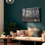 Casa si Gradina - Decoratiuni - Tablouri - Tablou sticlă securizată Wallxpert, sticlă, 35 x 50 cm, multicolor, 544CLR1540 - Infinity.ro