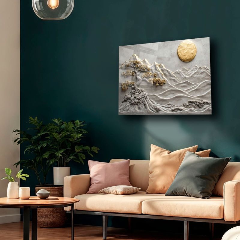 Casa si Gradina - Decoratiuni - Tablouri - Tablou sticlă securizată Wallxpert, sticlă, 35 x 50 cm, multicolor, 544CLR1492 - Infinity.ro