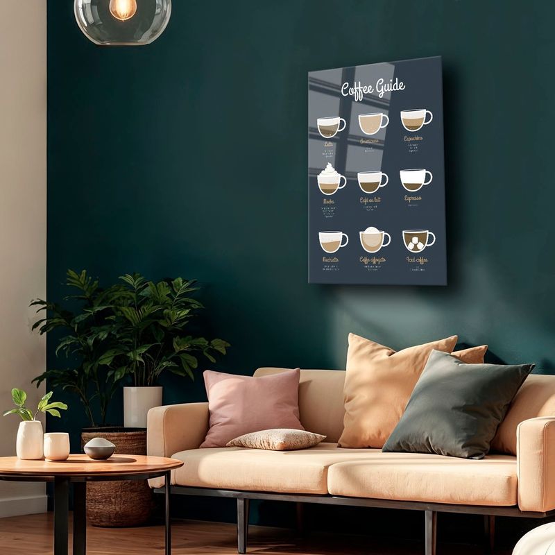 Casa si Gradina - Decoratiuni - Tablouri - Tablou sticlă securizată Wallxpert, sticlă, 35 x 50 cm, multicolor, 544CLR1432 - Infinity.ro