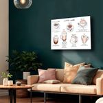 Casa si Gradina - Decoratiuni - Tablouri - Tablou sticlă securizată Wallxpert, sticlă, 35 x 50 cm, multicolor, 544CLR1426 - Infinity.ro