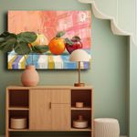Casa si Gradina - Decoratiuni - Tablouri - Tablou sticlă securizată Wallxpert, sticlă, 35 x 50 cm, multicolor, 544CLR1420 - Infinity.ro