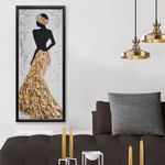 Casa si Gradina - Decoratiuni - Tablouri - Tablou ulei Wallxpert, lemn, 52 x 122 cm, multicolor, 405HND1380 - Infinity.ro