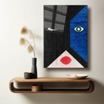 Casa si Gradina - Decoratiuni - Tablouri - Tablou sticlă securizată Wallxpert, sticlă, 35 x 50 cm, multicolor, 544CLR1336 - Infinity.ro